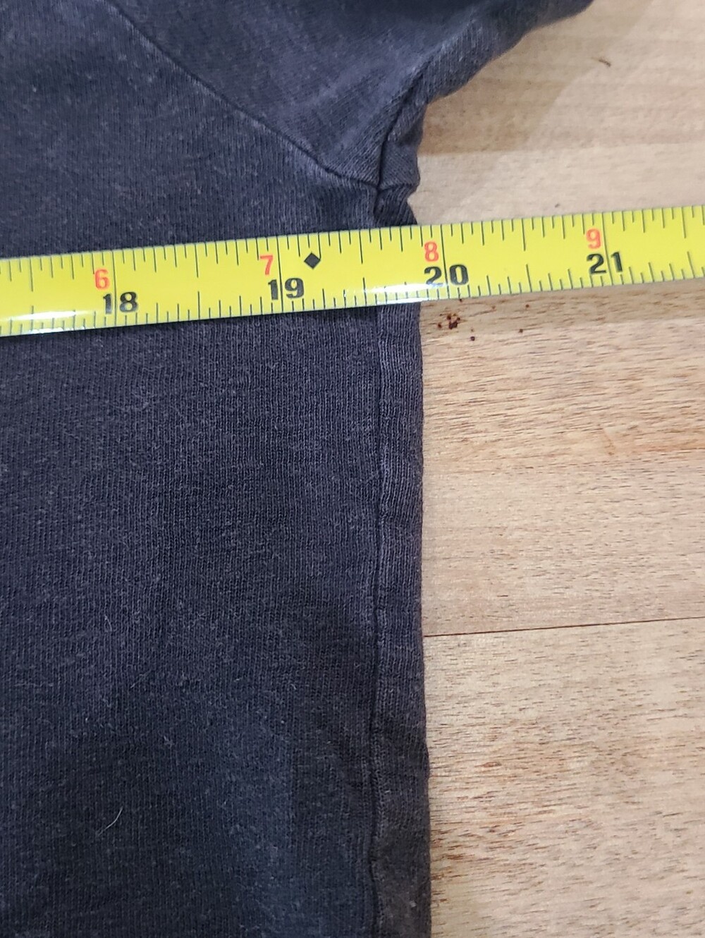 Jungmaven Faded Black Tshirt L 55% Hemp - Picture 3 of 5